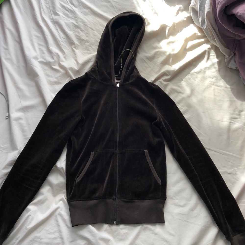 Juicy Couture Velour Zip-Up Jacket